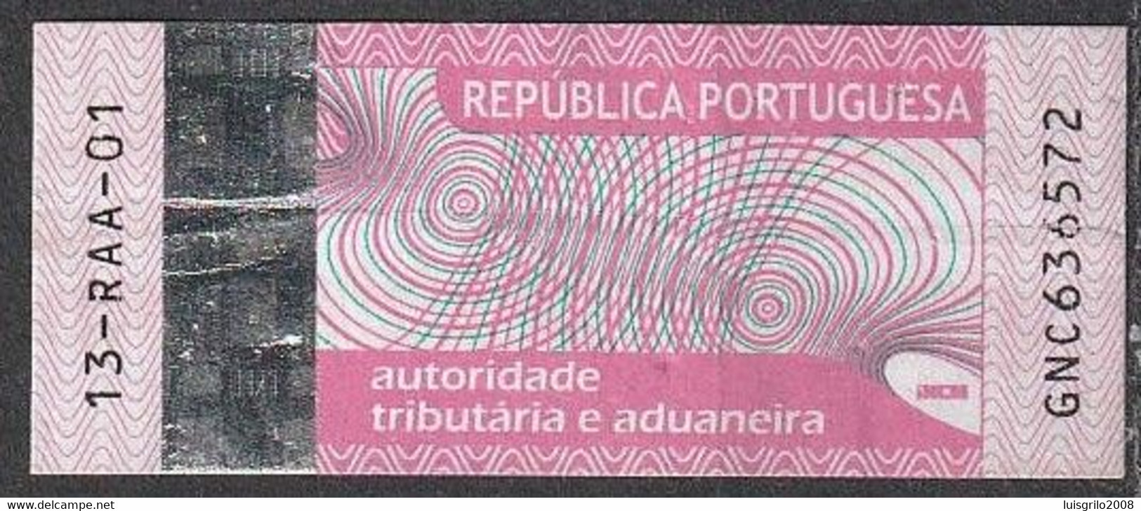 Fiscal/ Revenue, Portugal - Tabac/ Tobacco Tax, Imposto Sobre Tabaco - |- Açores, 2013 - Gebraucht