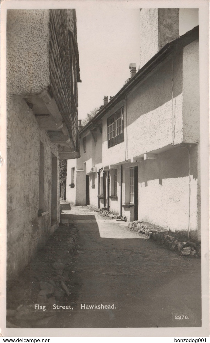 Atkinson & Pollitt Postcard Flag Street, Hawkshead, Cumbria - Hawkshead