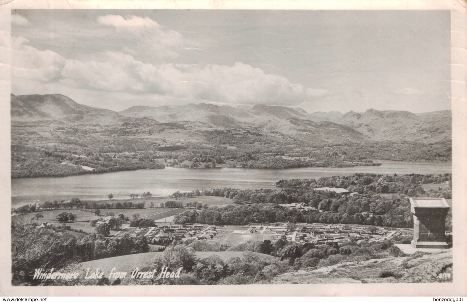 Sanderson & Dixon Postcard Windermere Lake From Orrest Head, Cumbria - Windermere