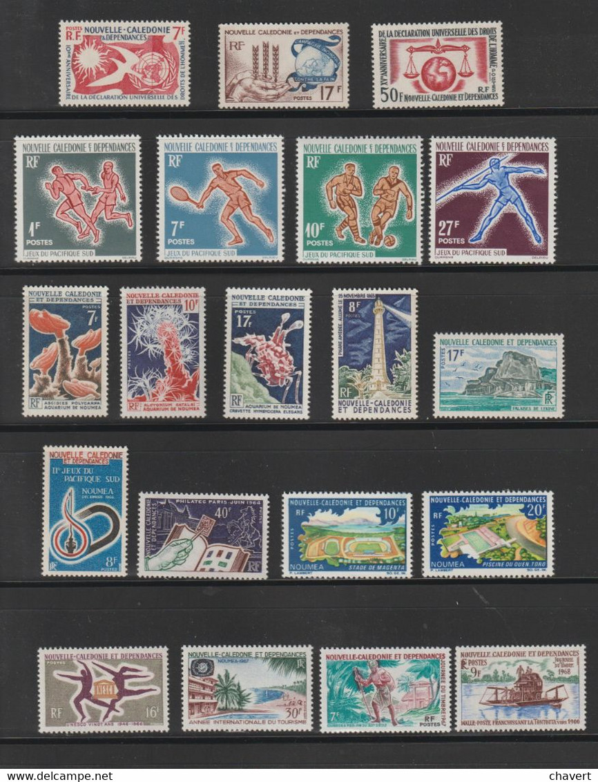 Nelle Calédonie - Lot De 20 Timbres Neufs** (cote 84.50 Euros) - Collections, Lots & Series