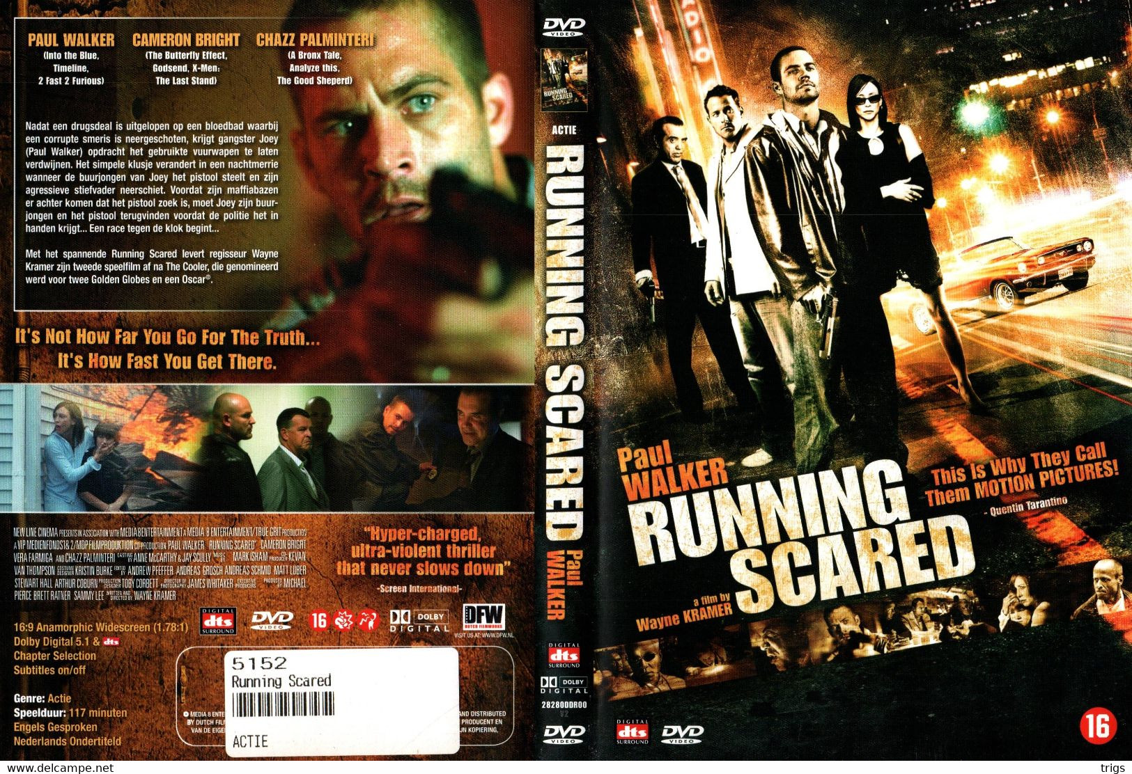 DVD - Running Scared - Action, Adventure