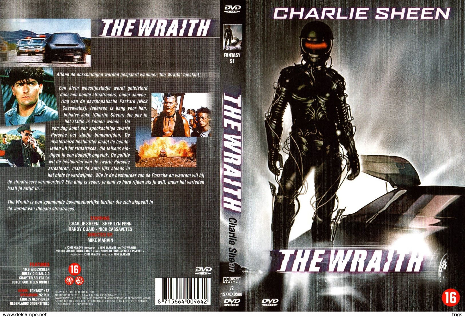 DVD - The Wraith - Ciencia Ficción Y Fantasía