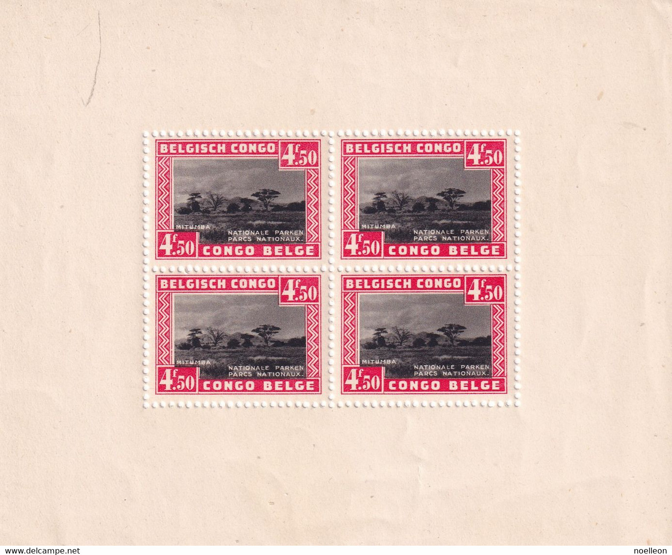 Congo Belge - BL 1** - Blocks & Sheetlets