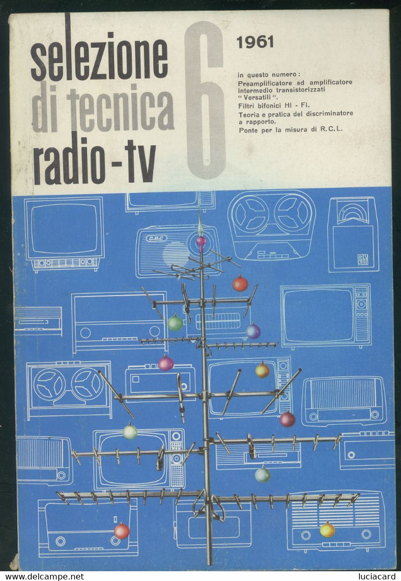 SELEZIONE DI TECNICA RADIO T N.6 1961 - Televisie