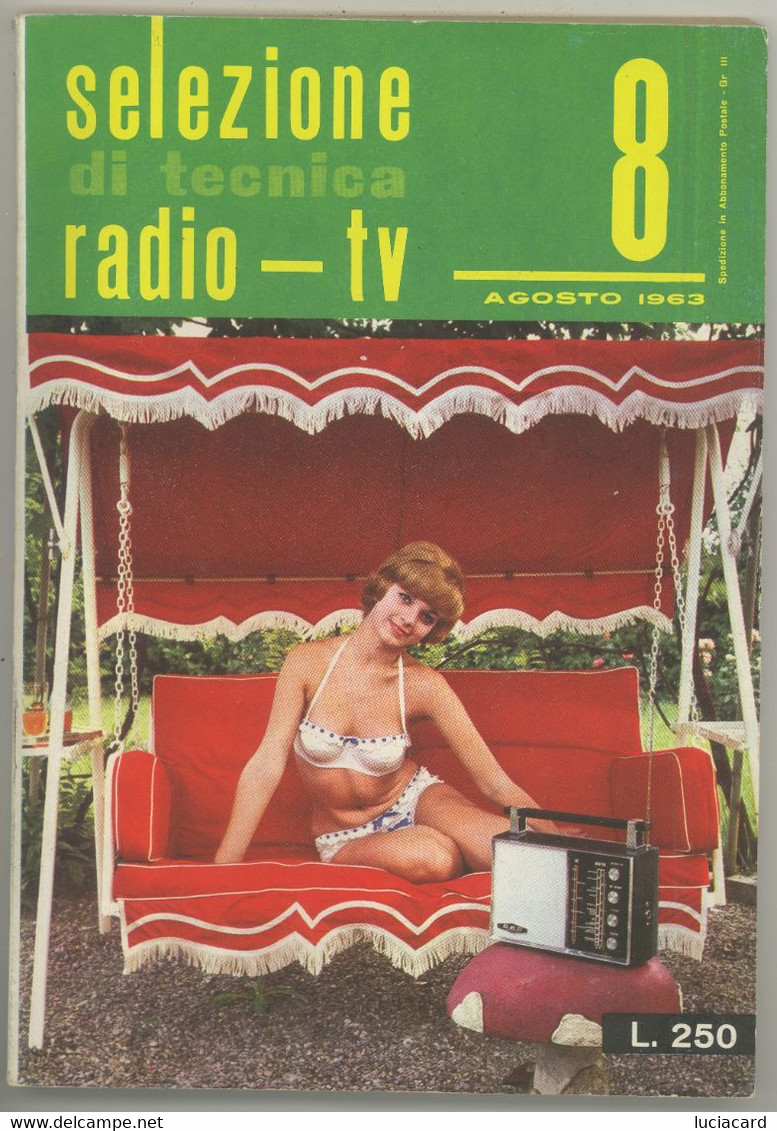 SELEZIONE DI TECNICA RADIO T N.8 1963 - Televisione