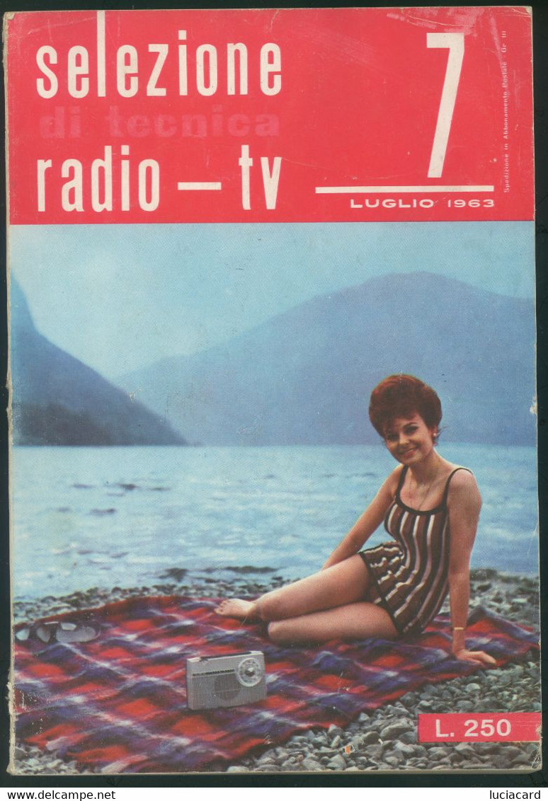 SELEZIONE DI TECNICA RADIO T N.7 1963 - Television