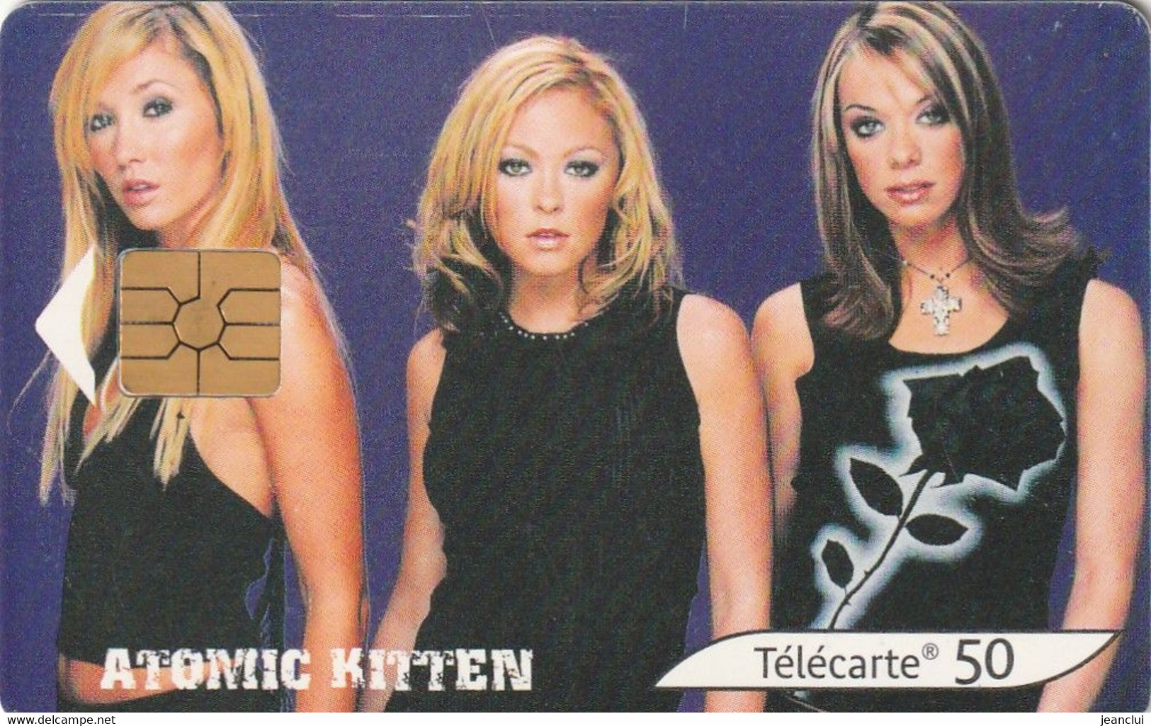 F 1238 .   ATOMIC KITTEN   . 50  U -  08/02 .  GEM2  .- COTE = 6 €     2 SCANES - 2002