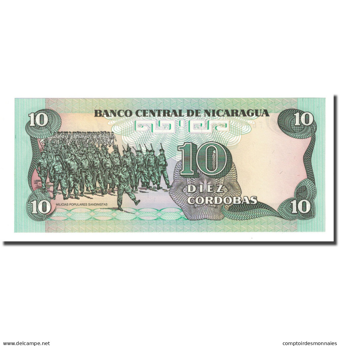 Billet, Nicaragua, 10 Cordobas, 1985, KM:151, NEUF - Nicaragua