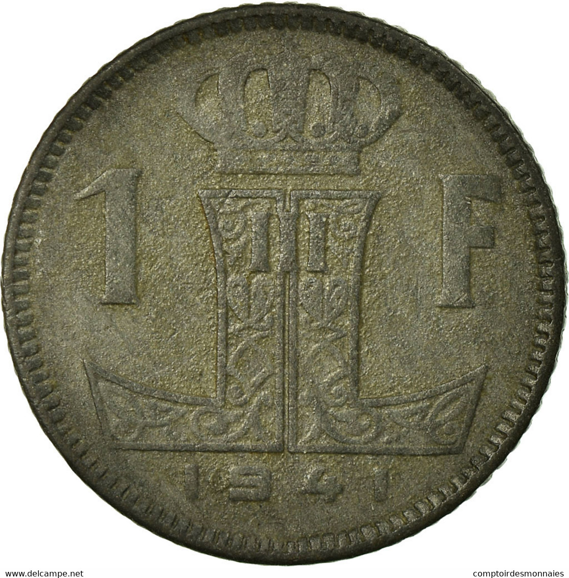 Monnaie, Belgique, Franc, 1941, TB+, Zinc, KM:127 - 1 Frank