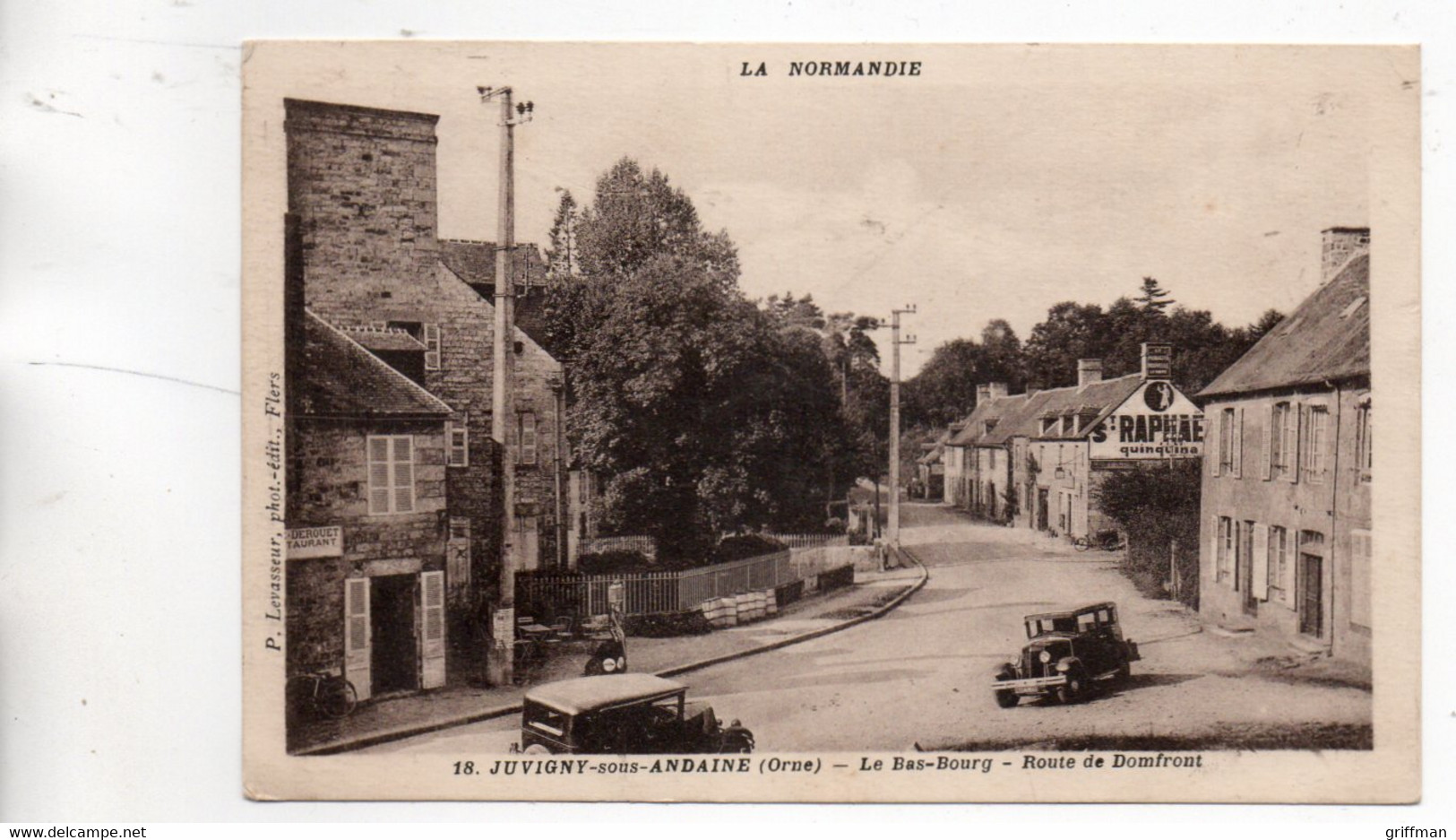 JUVISY SOUS ANDAINE ANDAINES LE BAS BOURG VERS DOMFRONT TBE - Juvigny Sous Andaine