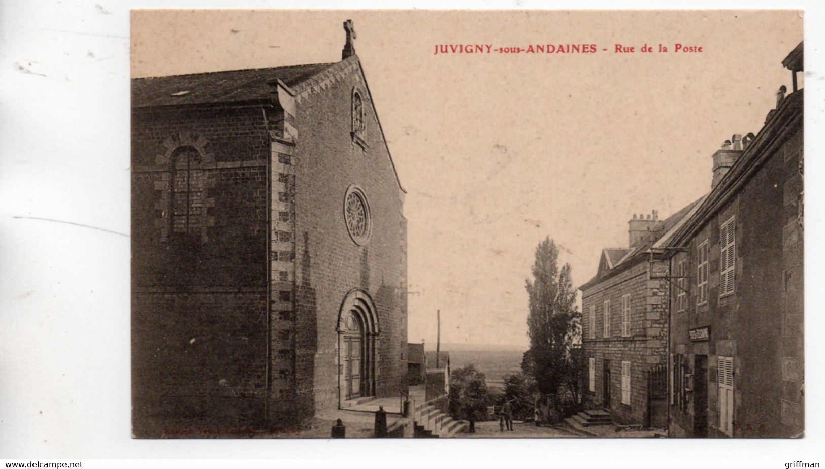 JUVISY SOUS ANDAINE ANDAINES RUE DE LA POSTE TBE - Juvigny Sous Andaine