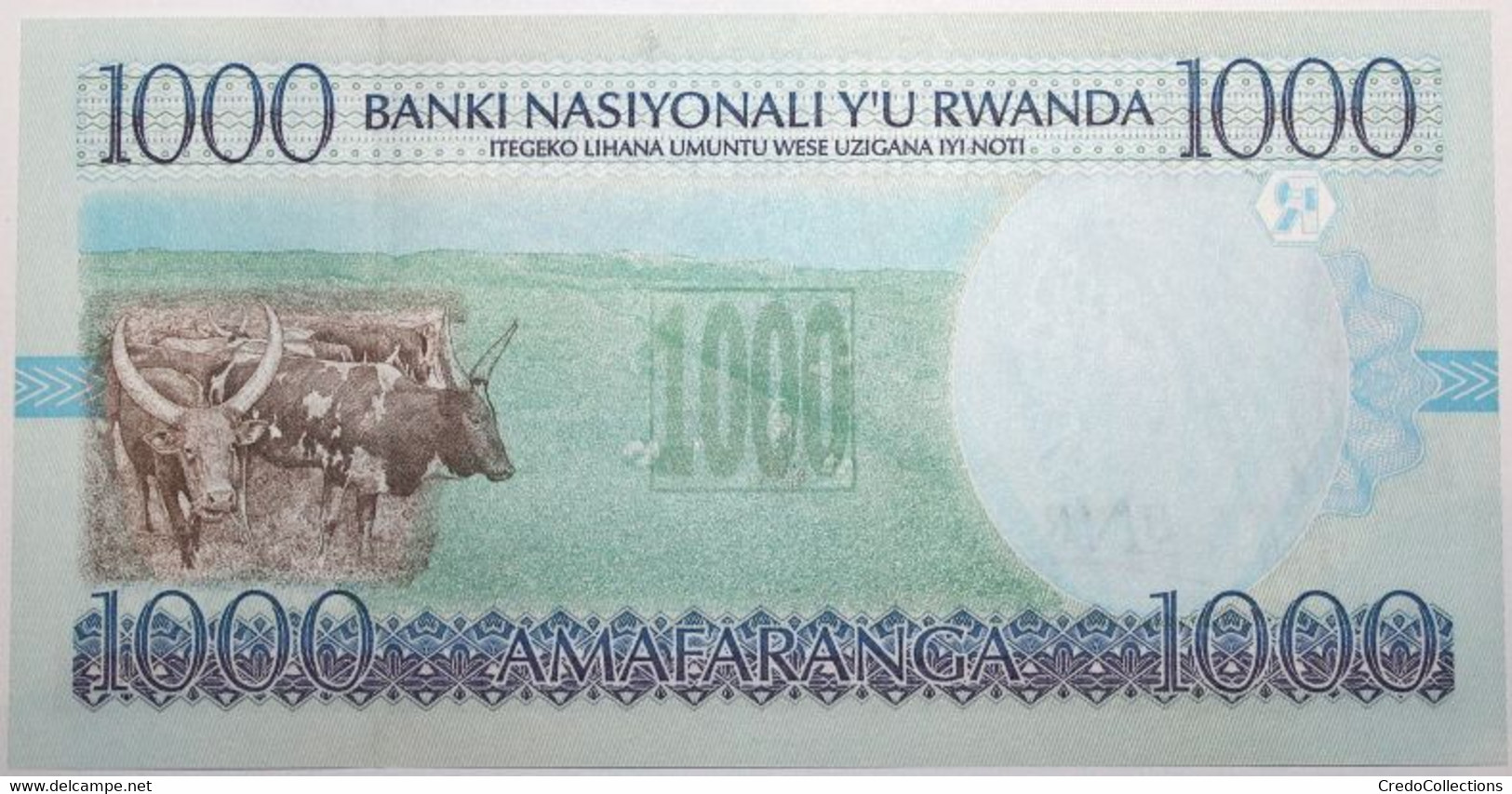 Rwanda - 1000 Francs - 1998 - PICK 27b - NEUF - Ruanda