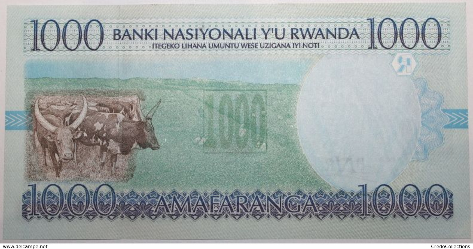 Rwanda - 1000 Francs - 1998 - PICK 27b - NEUF - Ruanda