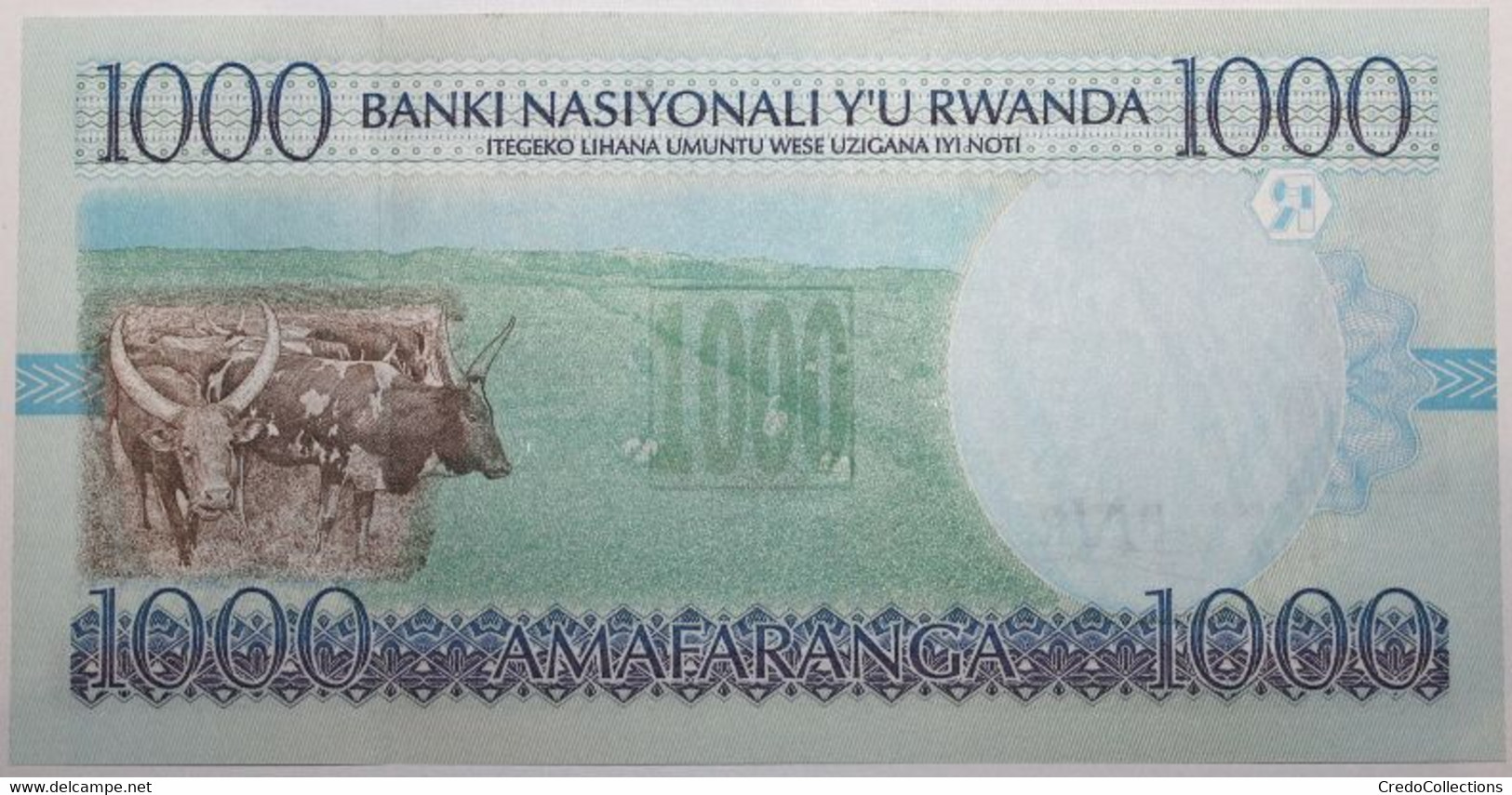 Rwanda - 1000 Francs - 1998 - PICK 27b - NEUF - Rwanda