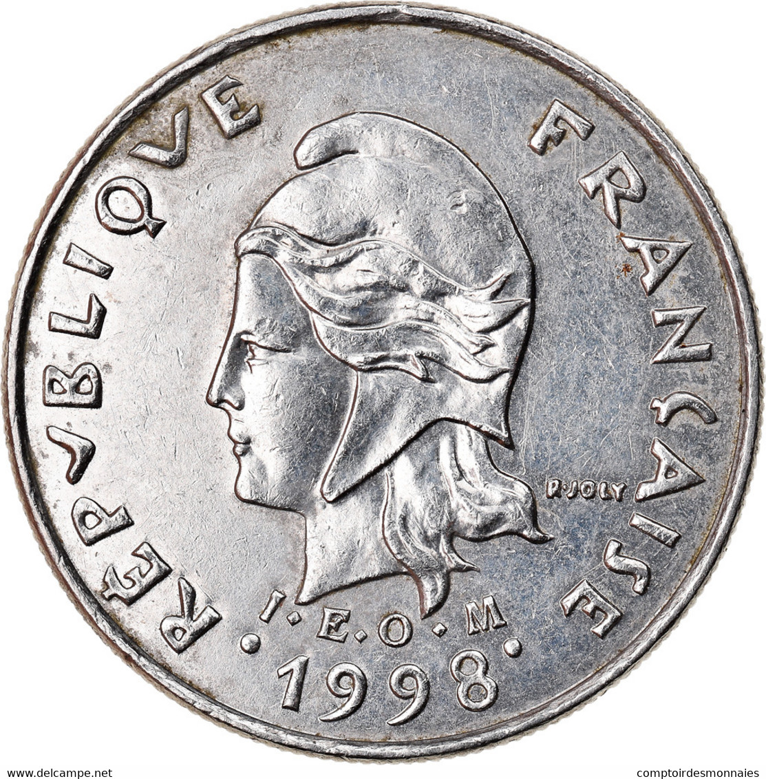 Monnaie, French Polynesia, 10 Francs, 1998, Paris, TTB, Nickel, KM:8 - Frans-Polynesië