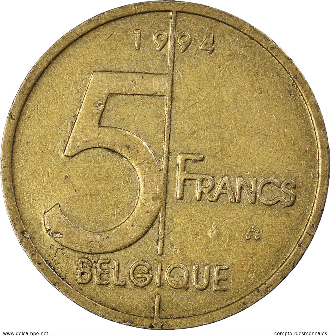 Monnaie, Belgique, 5 Francs, 5 Frank, 1994 - 5 Francs