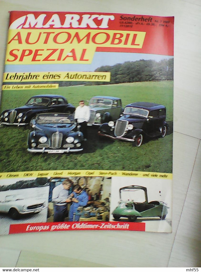 22 Autozeitschriften Markt Für Klassische Automobile Un D Motorräder, 1985 -1990 - Collections