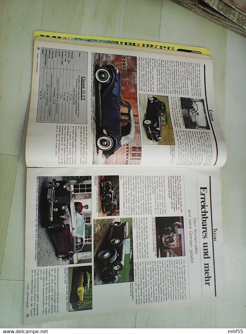 22 Autozeitschriften Markt Für Klassische Automobile Un D Motorräder, 1985 -1990 - Sammlungen