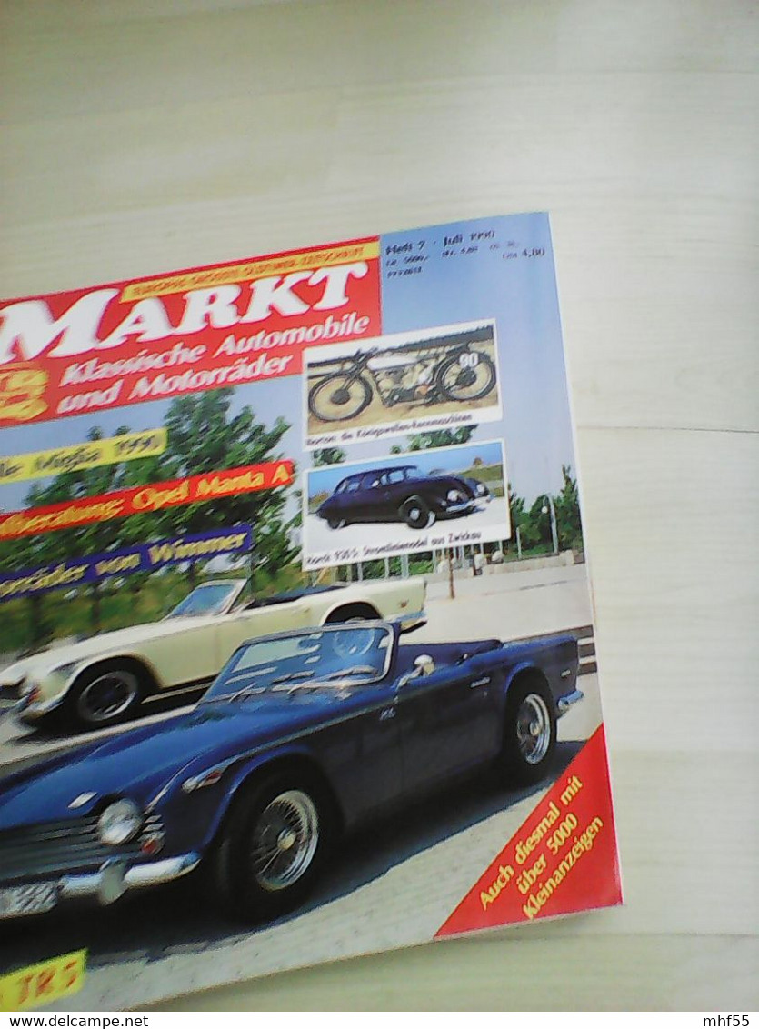 22 Autozeitschriften Markt für klassische Automobile un d Motorräder, 1985 -1990