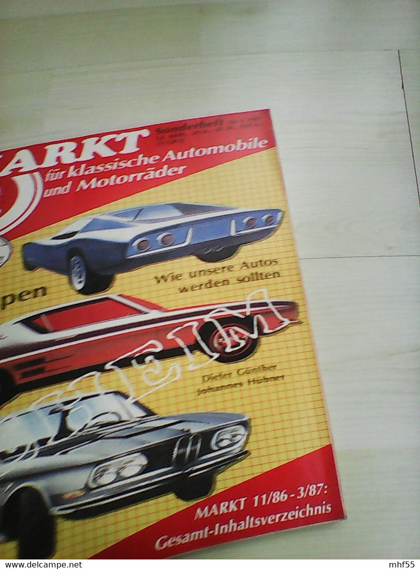 22 Autozeitschriften Markt für klassische Automobile un d Motorräder, 1985 -1990