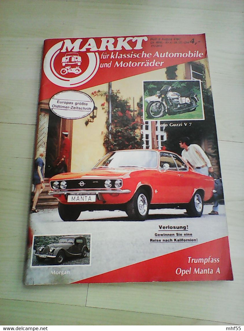 22 Autozeitschriften Markt für klassische Automobile un d Motorräder, 1985 -1990