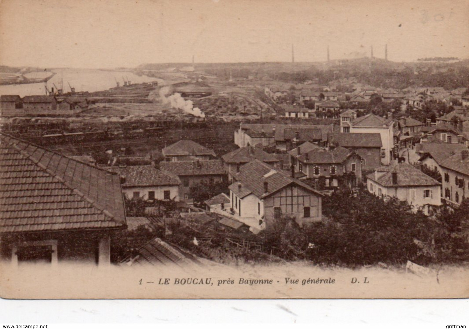 LE BOUCAU PRES BAYONNE VUE GENERALE TBE - Boucau