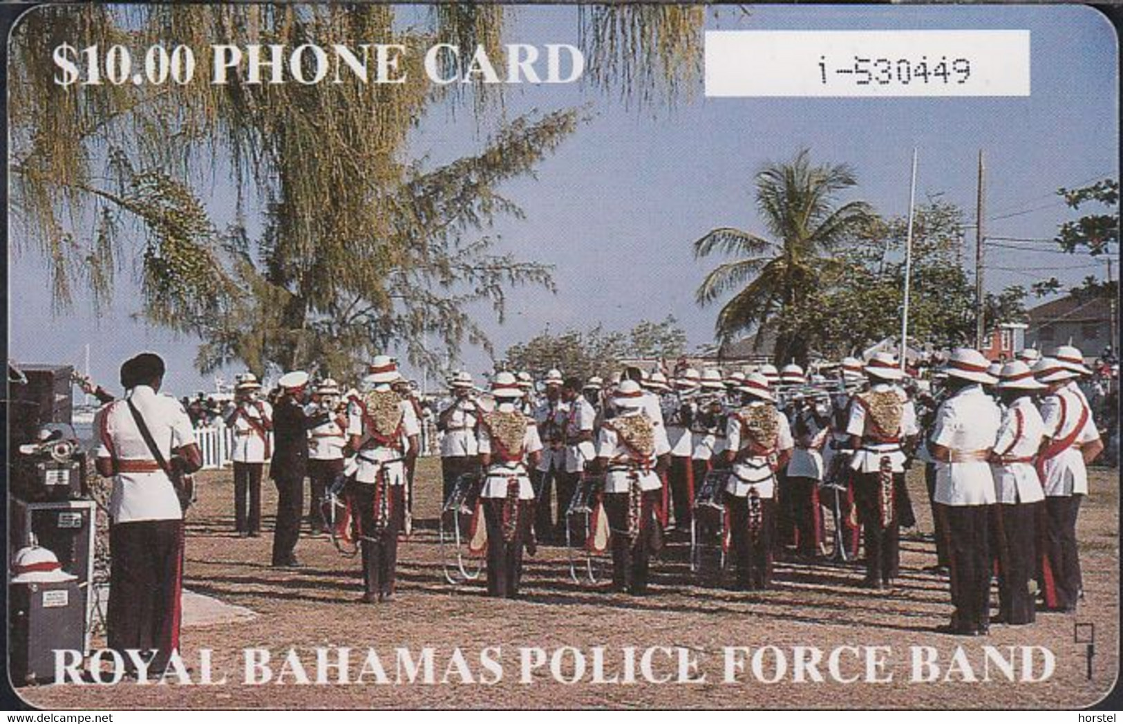 Bahamas - Chip Card 10$ - Police Force Band -  1-530449 - Bahamas