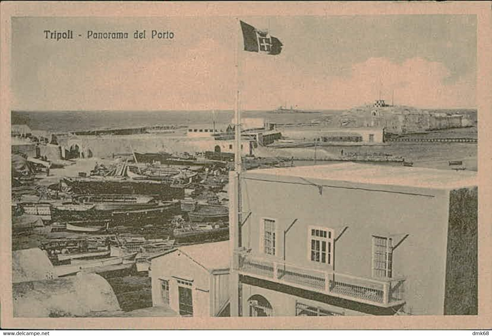 LIBIA / LIBYA - TRIPOLI - PANORAMA DEL PORTO - 1910s (11369) - Libye