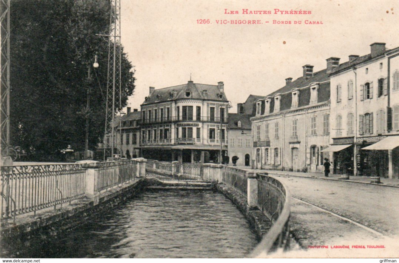 VIC SUR BIGORRE BORDS DU CANAL TBE 1917 - Vic Sur Bigorre