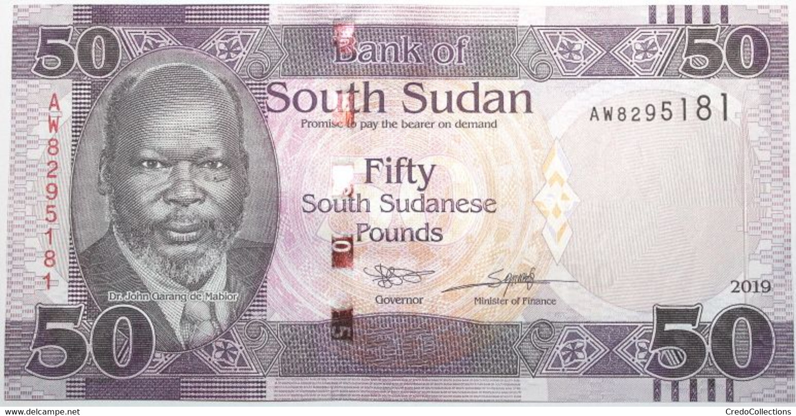 Soudan Du Sud - 50 Pounds - 2019 - PICK 14d - NEUF - Sudan Del Sud