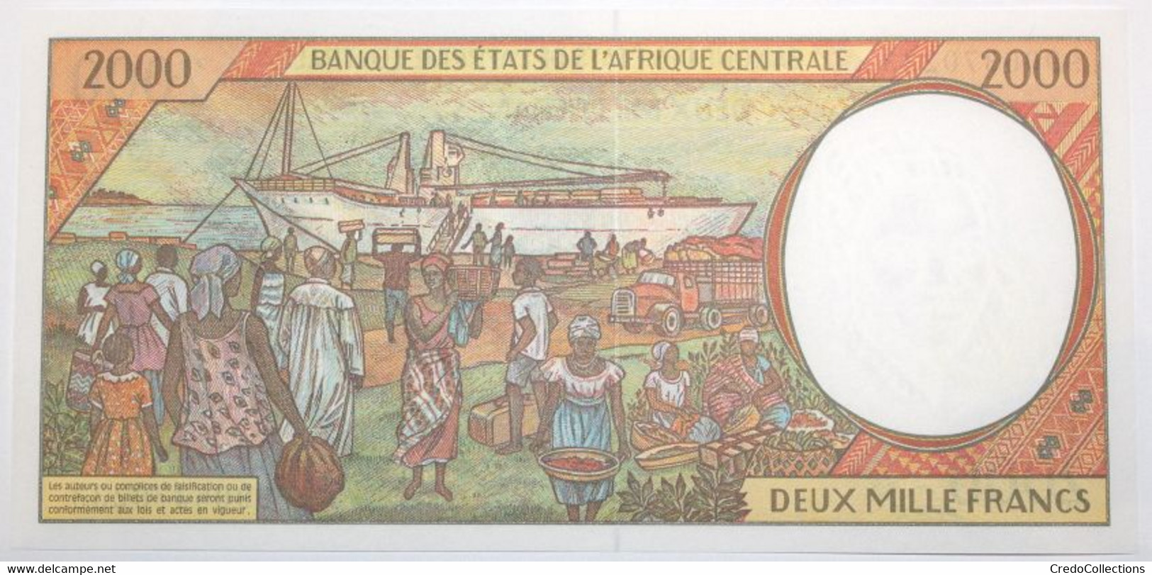 Centrafrique - 2000 Francs - 1999 - PICK 303Ff - NEUF - Central African States