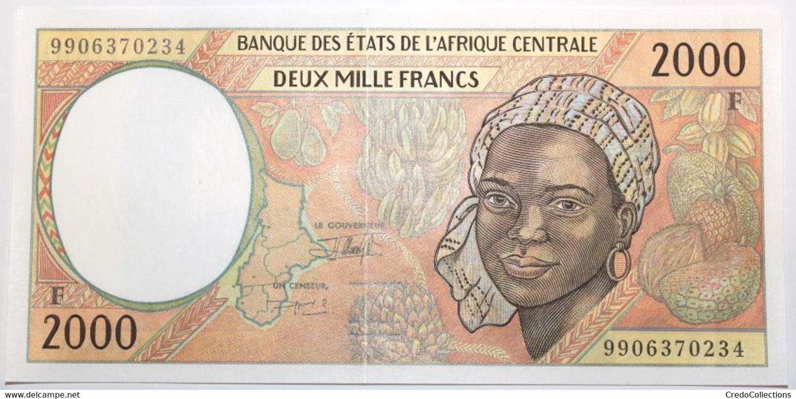 Centrafrique - 2000 Francs - 1999 - PICK 303Ff - NEUF - Central African States