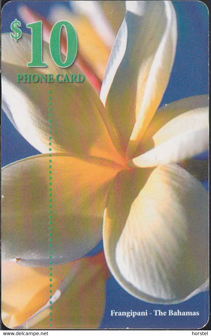 Bahamas - 25B Chip Card 10$ - Flower - Frangipani -  1-00532577 - Bahama's