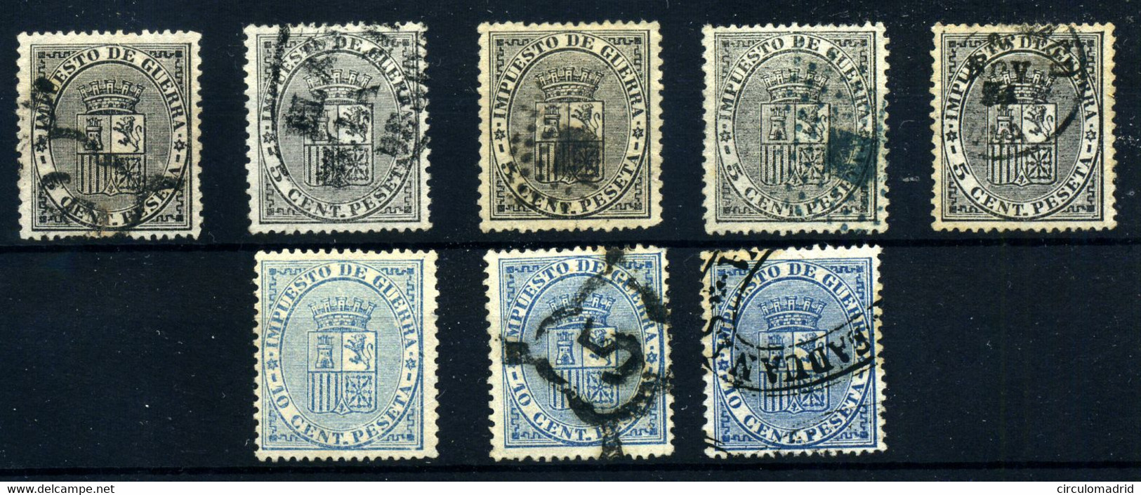 España Nº 141/2 Usados, 142*. Año 1874 - Used Stamps