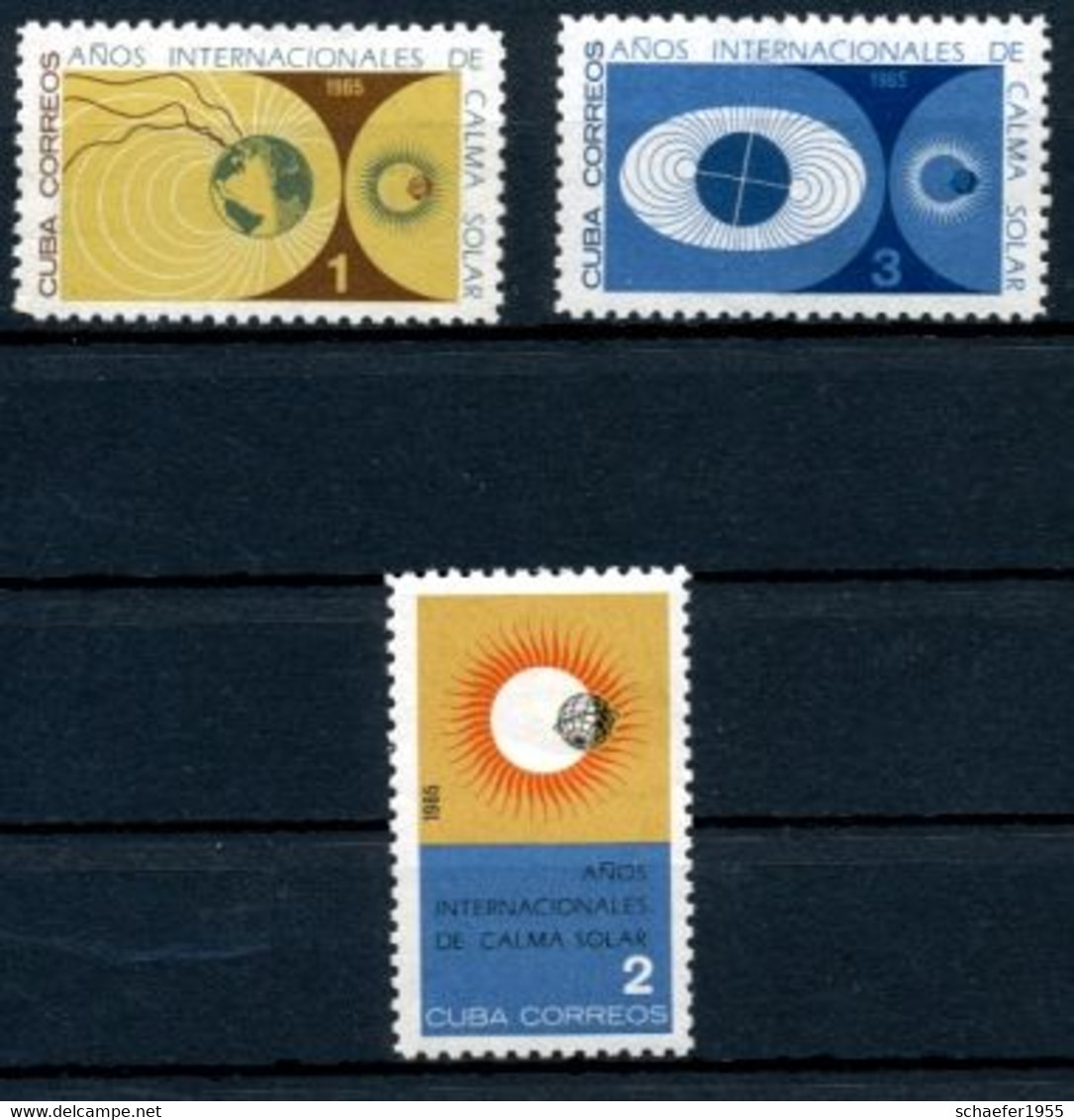 Cuba, Kuba 1965 Calma Solar 2x FDC + Stamps - Amérique Du Nord