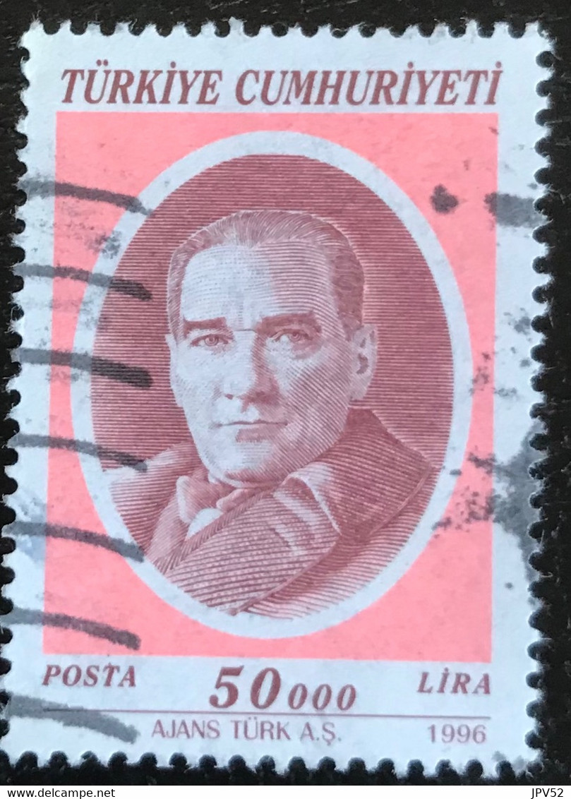 Türkiye Cumhuriyeti - Turkije - C11/21 - (°)used - 1996 - Michel 3076 - Kemal Atatürk - Oblitérés