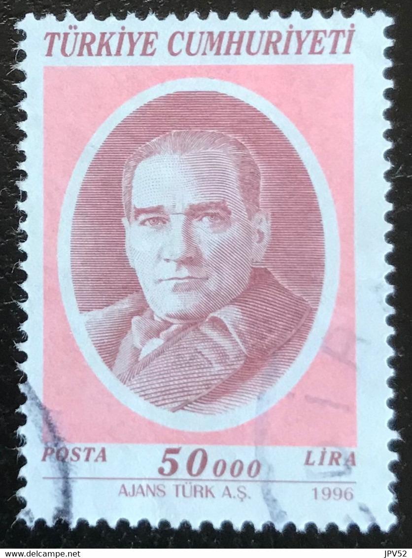 Türkiye Cumhuriyeti - Turkije - C11/21 - (°)used - 1996 - Michel 3076 - Kemal Atatürk - Oblitérés