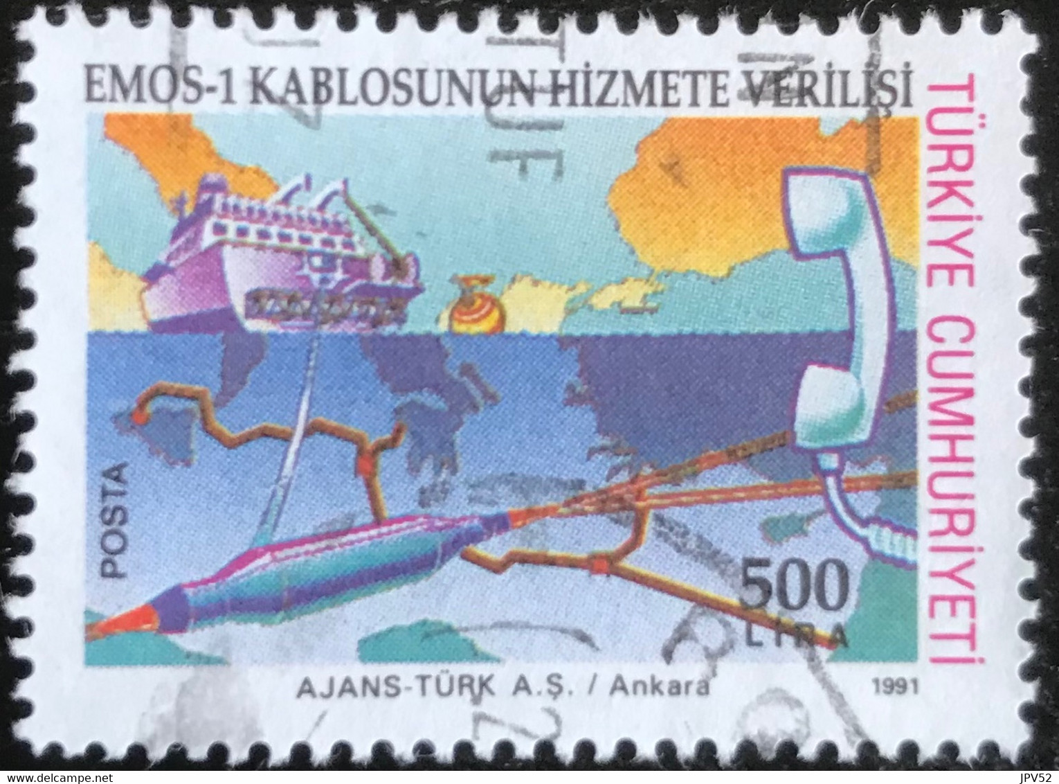 Türkiye Cumhuriyeti - Turkije - C11/21 - (°)used - 1991 - Michel 2924 - Emos  1 - Used Stamps