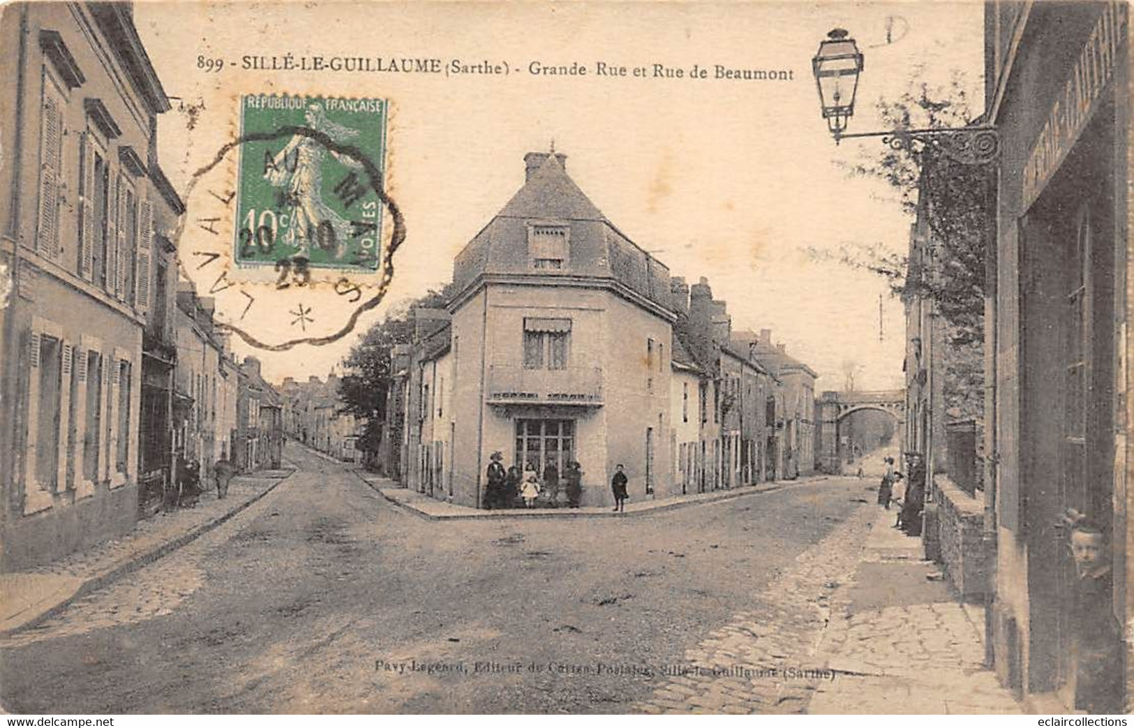 Sillé Le Guillaume          72         Grande Rue Et Rue De Beaumont                 (voir Scan) - Sille Le Guillaume