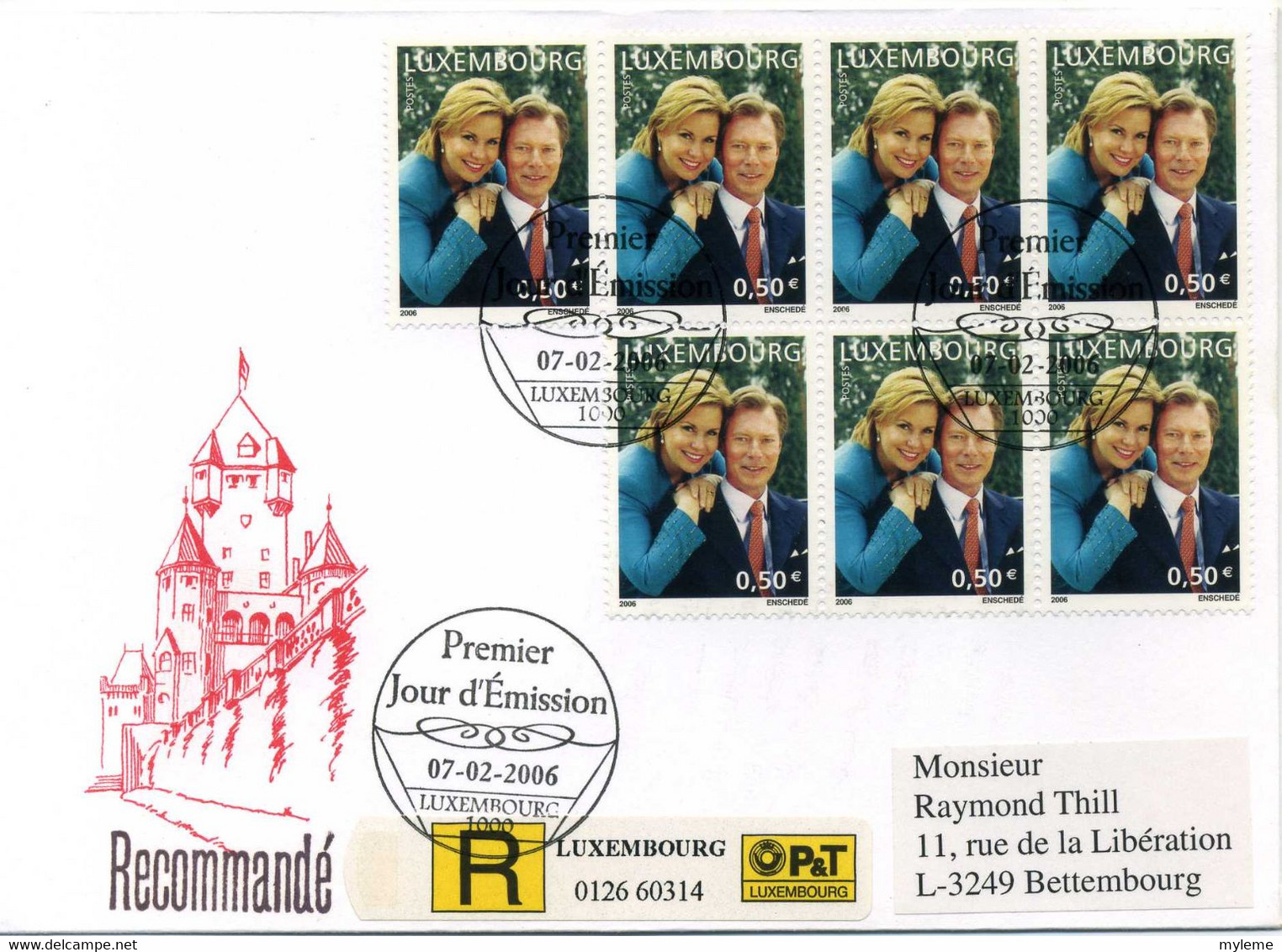 Z25-10 Luxembourg  Recommandé N° 1650   En Parfait état . A Saisir !!! - Storia Postale