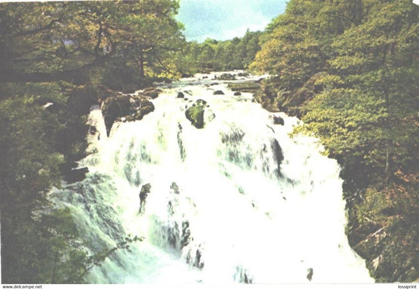 United Kingdom:Cowny County, Bettws.Y.Coed, Swallow Waterfalls - Chichester