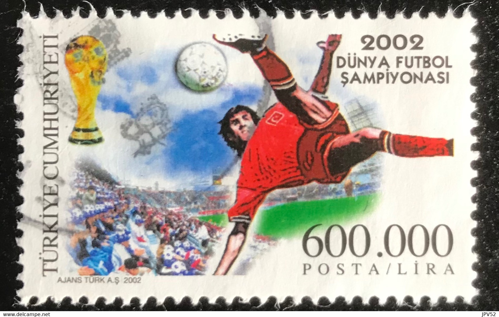 Türkiye Cumhuriyeti - Turkije - 11/23 - (°)used - 2002 - Michel 3303 - WK Voetbal - Usados