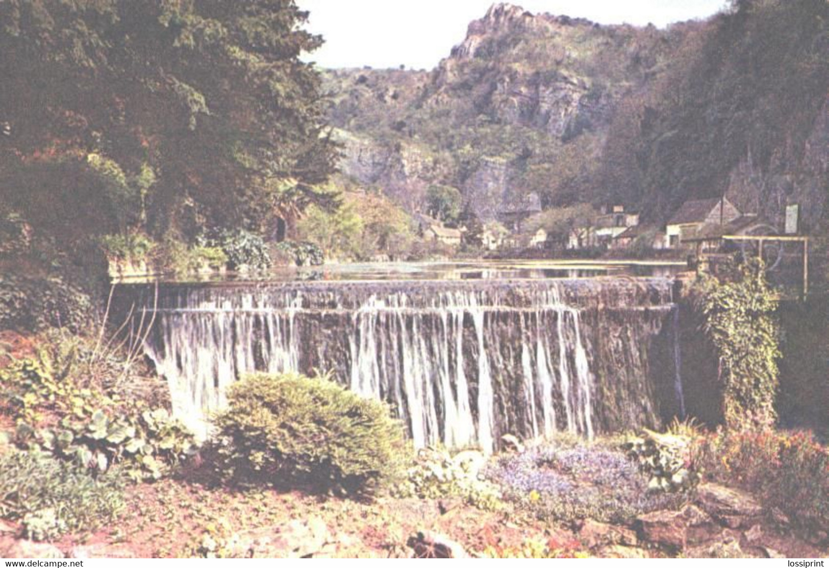 United Kingdom:Somerset, Cheddar Lake And Waterfall - Cheddar