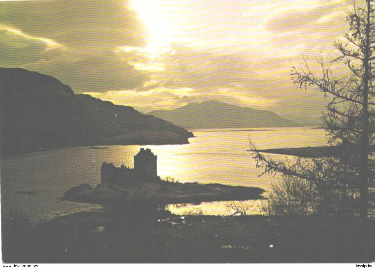 United Kingdom:Scotland, Sunset Over Eilean Donan Castle - Ross & Cromarty