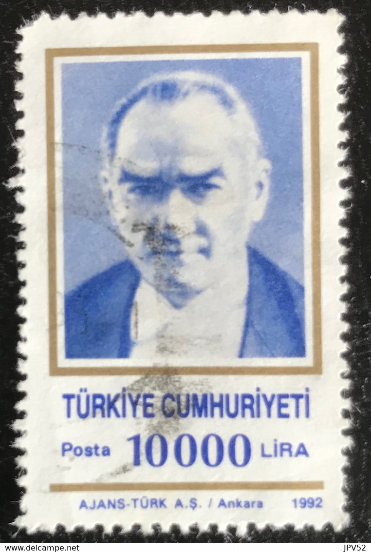 Türkiye Cumhuriyeti - Turkije - 11/23 - (°)used - 1992 - Michel 2951 - Atatürk - Oblitérés