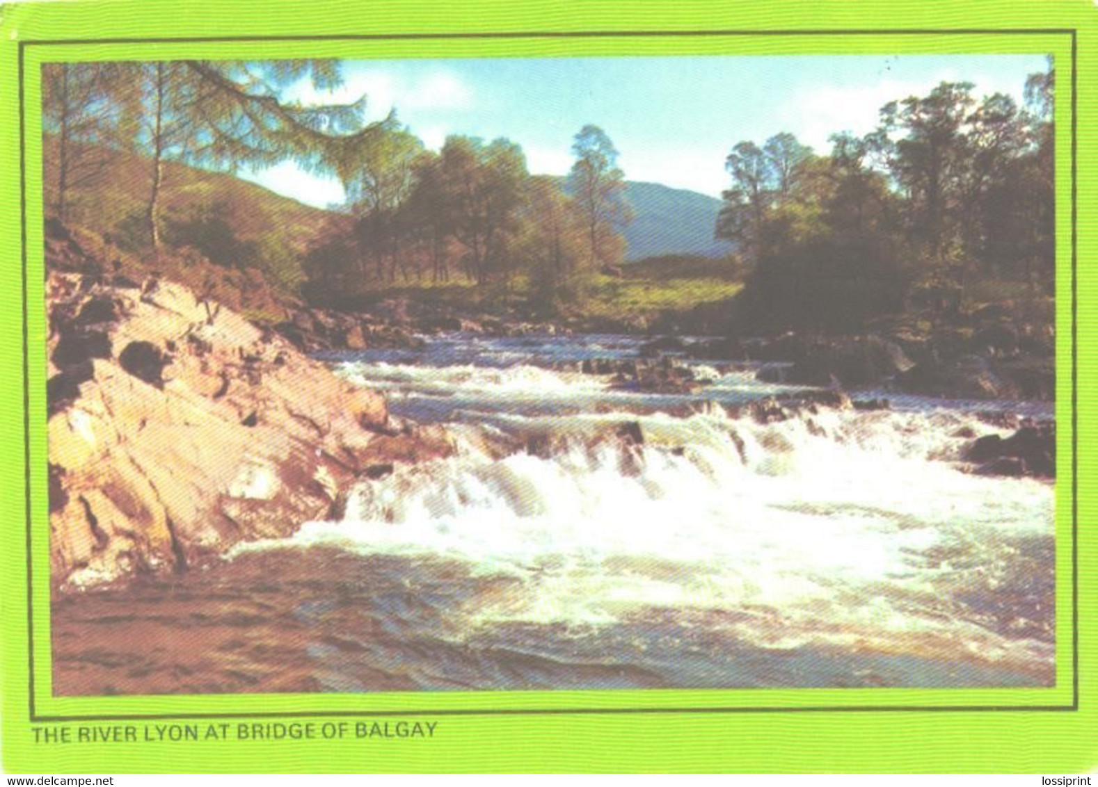 United Kingdom:Scotland, River Lyon At Bridge Of Balgay - Angus