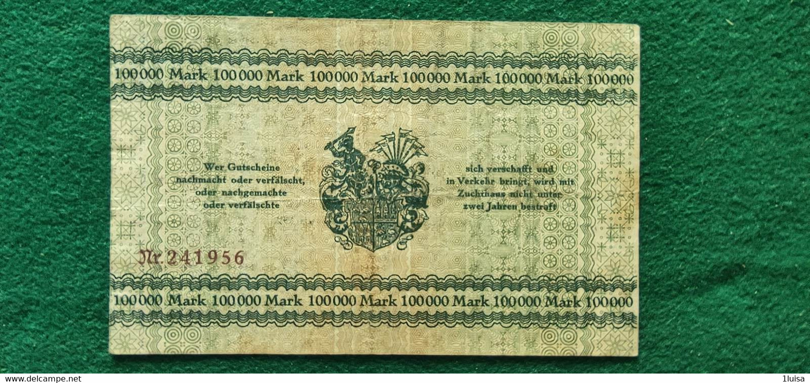 GERMANIA Zwickau 100000 MARK 1923 - Mezclas - Billetes