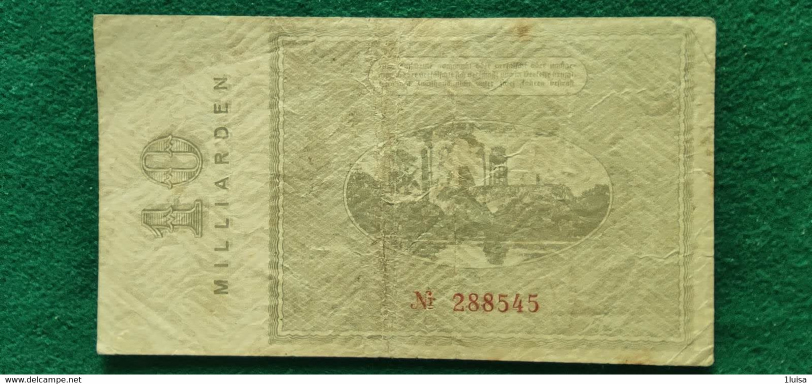 GERMANIA Zwickau 10 Miliardi MARK 1923 - Mezclas - Billetes