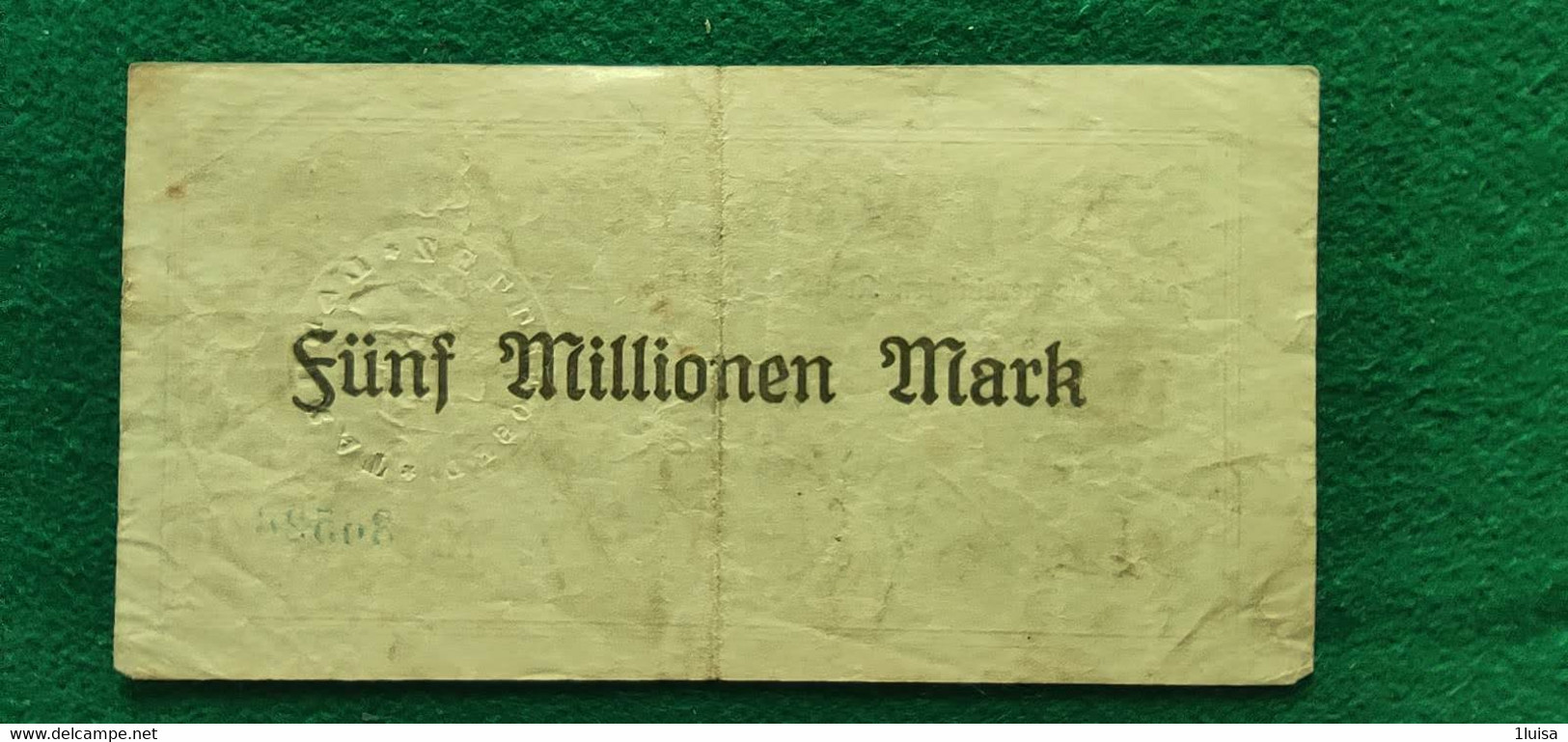 GERMANIA Zell 5 Milioni  MARK 1923 - Lots & Kiloware - Banknotes