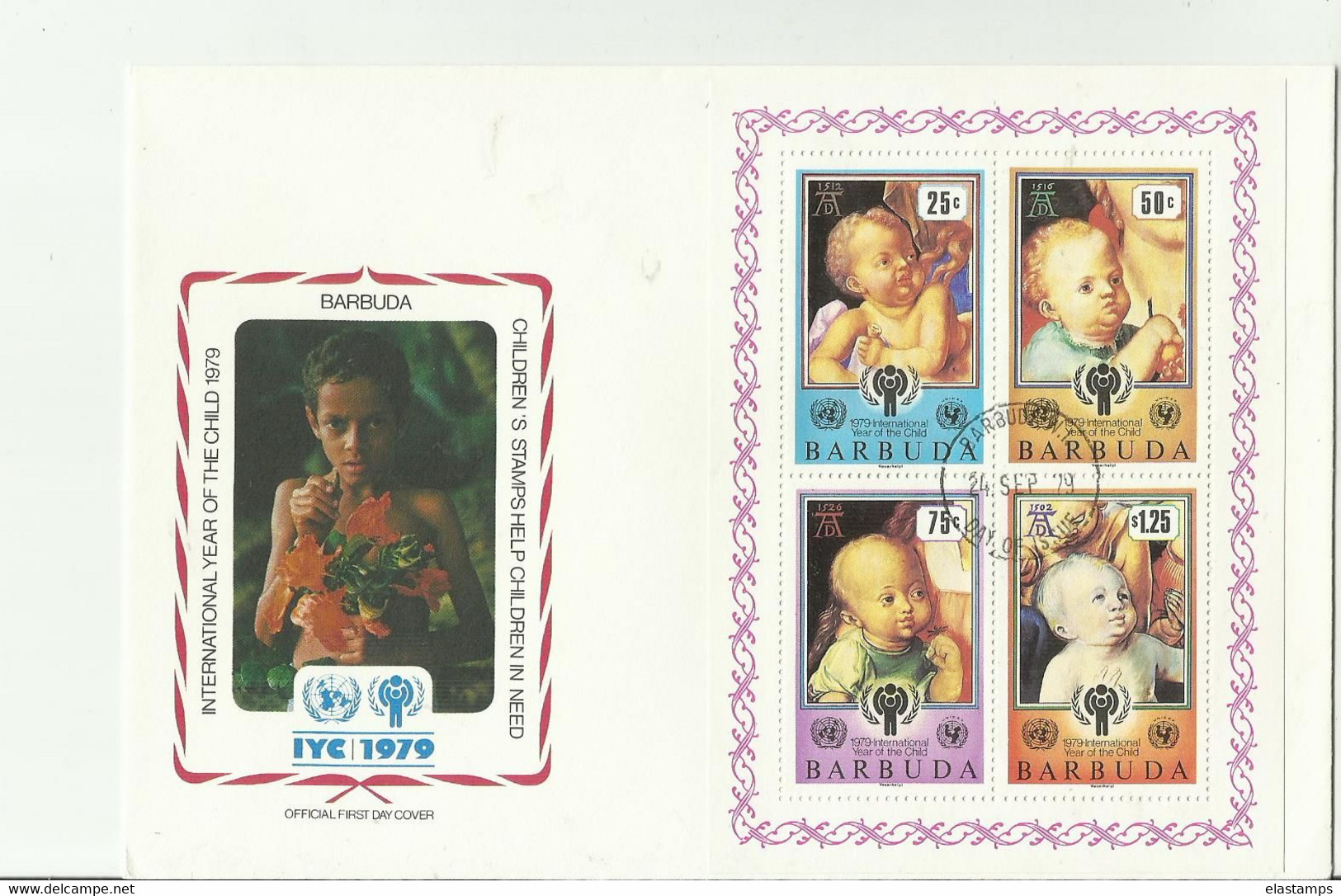 UNO  Unicef BARUDA 1979 - Collections, Lots & Series